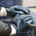 NMSAFETY résistant nitrile travail gant russe utilisation gisement de pétrole travail gant huile nitrile gant